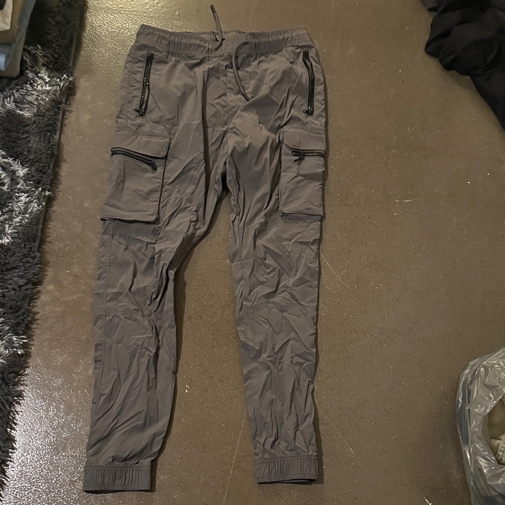 H&M Men's Charcoal Cargo Pants